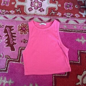 Zara ribbed high neck top